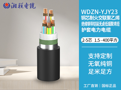 銅芯耐火交聯(lián)聚乙烯絕緣鋼帶鎧裝無鹵低煙聚烯烴護套電力電纜